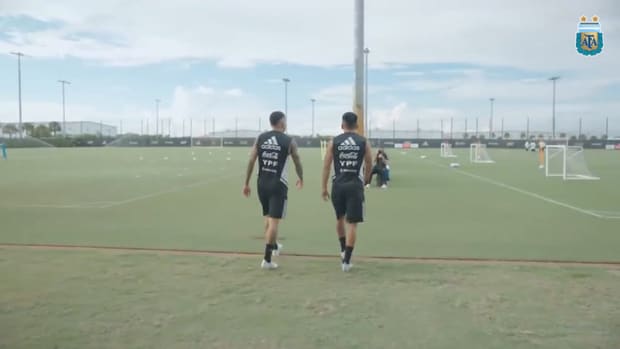 Argentina get ready to take on Honduras in Miami